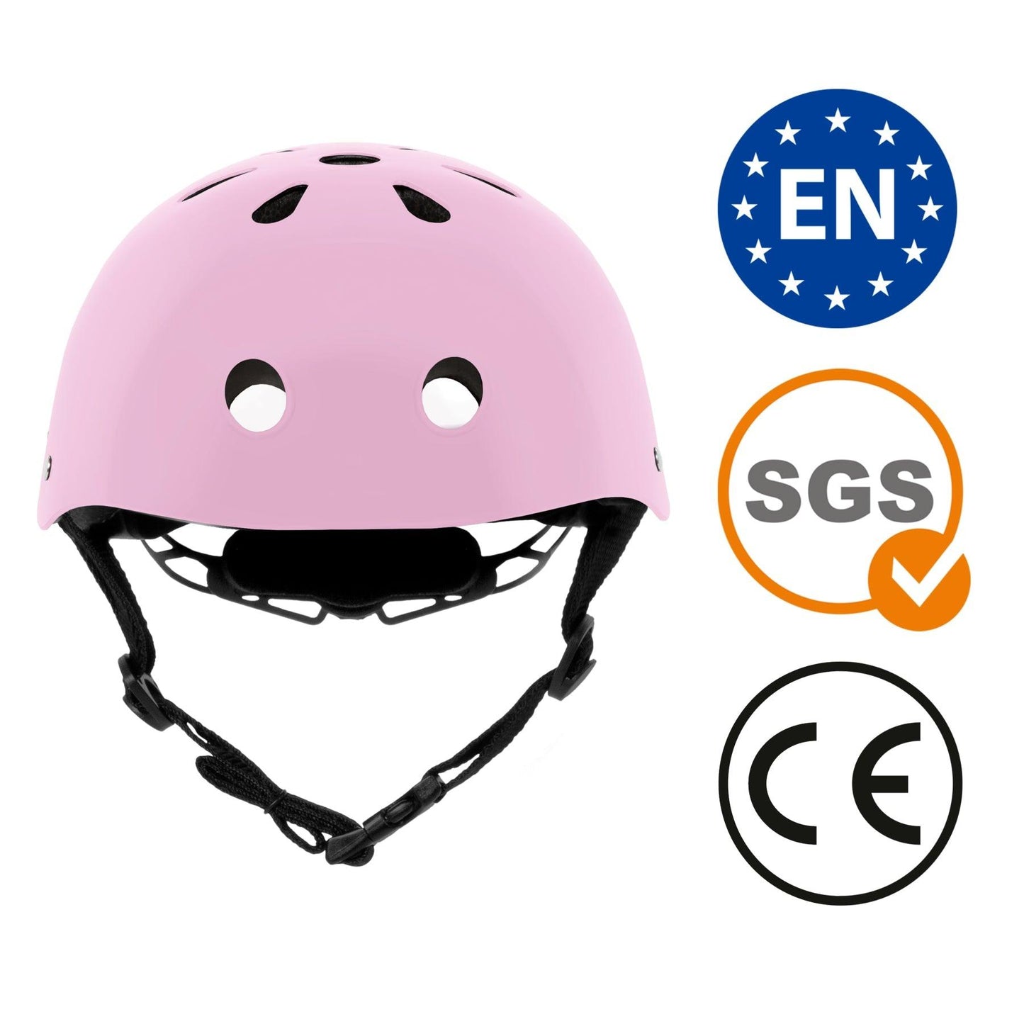 Children protective helmet for bike, roller skate & scooter. Ensure your child safety with the ORIX II helmet. Appearance will encourage children to wear it. Prioritize comfort by equipping your kid with ORIX II helmet. Durable polypropylene shell. Circumference adjustment system with a knob will allow you to better fit the helmet. Adjustable strap with a durable buckle ensures solid & stable use. The straps are made of soft material & do not irritate the child's skin.