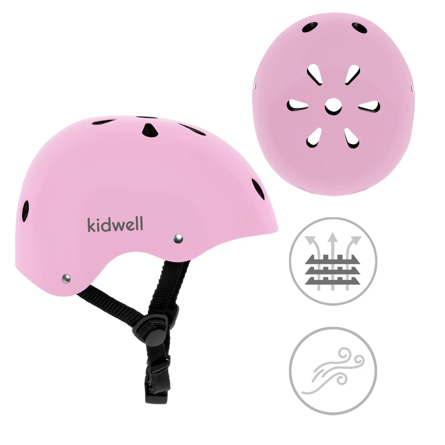 Children protective helmet for bike, roller skate & scooter. Ensure your child safety with the ORIX II helmet. Appearance will encourage children to wear it. Prioritize comfort by equipping your kid with ORIX II helmet. Durable polypropylene shell. Circumference adjustment system with a knob will allow you to better fit the helmet. Adjustable strap with a durable buckle ensures solid & stable use. The straps are made of soft material & do not irritate the child's skin.