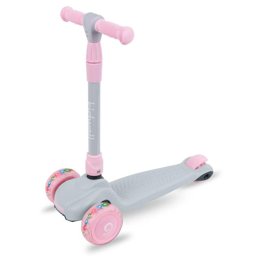 The Three wheel balance scooter JAX is designed for optimizing motor skills, coordination, and, most importantly, providing children with an enjoyable experience. Its unique design allows for balance-based movements, while the quiet and comfortable wheels offer superior grip and shock absorption. Additionally, the glowing diodes add an attractive element and motivates children to keep moving.