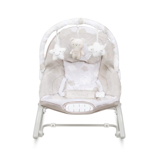 PINO rocker for newborn baby and infant. Pleasant and handy - these are the features of pino rocking chair. It will relax, provide entertainment and lull your child to sleep. Comfortable, modern and, above all, multifunctional. The product is intended for children from the first days of life. The stable frame structure allows for safe use of the rocker? until the child weighs 9 kg.