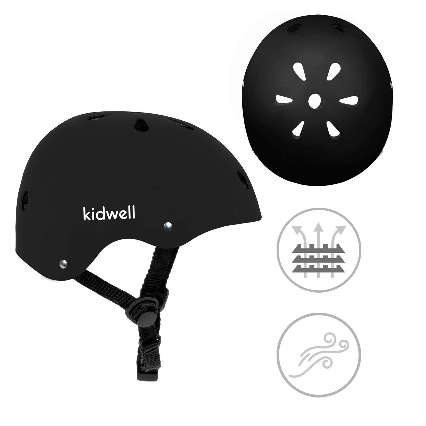 Children protective helmet for bike, roller skate & scooter. Ensure your child safety with the ORIX II helmet. Appearance will encourage children to wear it. Prioritize comfort by equipping your kid with ORIX II helmet. Durable polypropylene shell. Circumference adjustment system with a knob will allow you to better fit the helmet. Adjustable strap with a durable buckle ensures solid & stable use. The straps are made of soft material & do not irritate the child's skin.