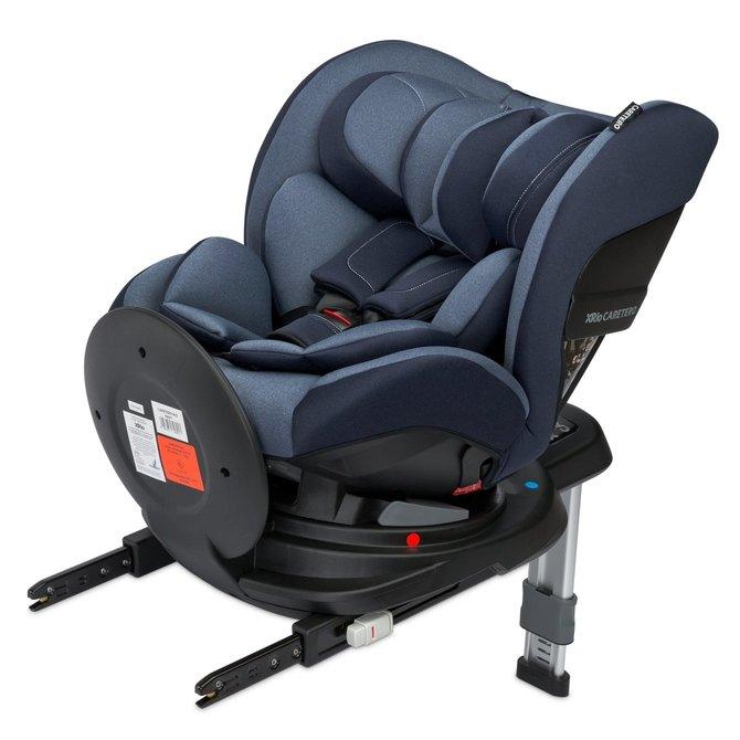 The Rio car seat is designed for children from 40 to 105 cm tall and up to 22 kg. It has an easy-to-install base and a stabilizing leg. It can be easily installed using the ISOFIX attachments built into the base. Placing a child in the seat is much easier thanks to the 360 ° rotation function, and the base with a limiter makes the seat universal and fits most cars. Rich equipment with inserts allows you to adjust the seat to the height and weight of the child from the first days of life.