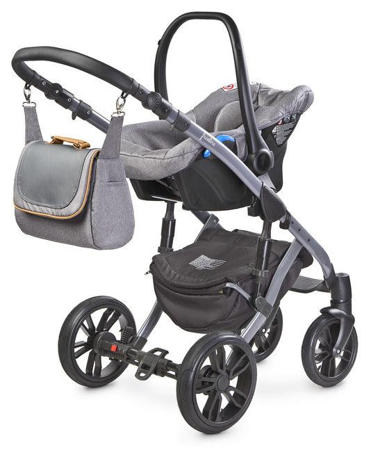 The Musca car seat is a perfect complementation of our Camini travel systems. Lightweight and can be easily installed in the car or on the stroller frame. Whenever you need to make a trip with your child, a car seat/stroller frame combo is the best option for you and your child. The Musca car seat can be used through your baby’s first year of life (until exceeding 10 kg of weight). You will always transport your child rearward-facing which is the safest option. Complies with the European norm ECE R44/04.
