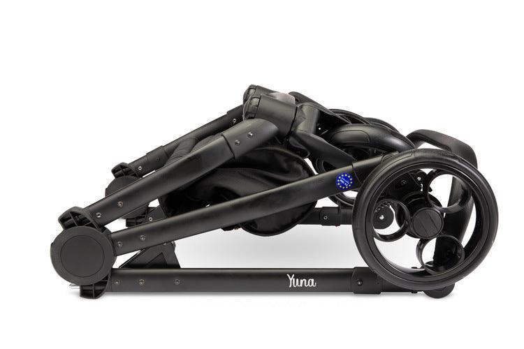 Yuna is a compact and stylish 2in1 stroller that meets the requirements of modern parents. Allows you to flexibly respond to parent's expectations and the latest trends. The best-class materials, manual production and full compliance with the European standard EN 1888. Strollers are designed with the participation of parents and experienced specialists. Our goal is to create products that are pleasant and comfortable to use. The most fashionable colors, fabrics and attention to the smallest details.