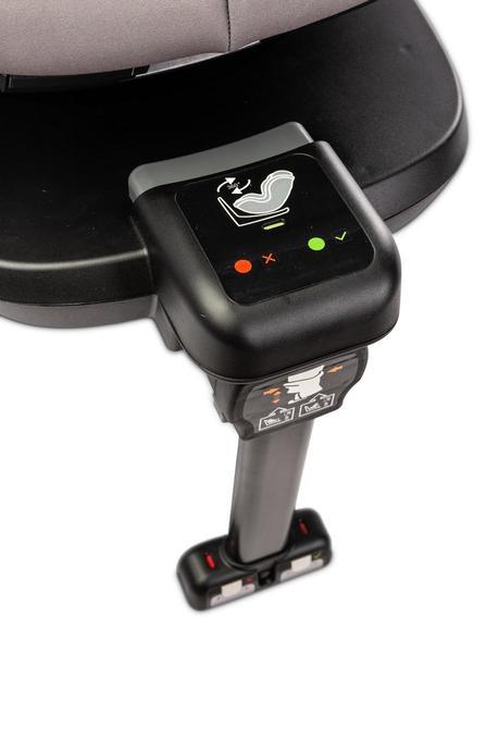 Twisty car seat to ensures safety in accordance with the ECE R129 approval standard, known as i-Size. Designed for comfort of small passengers and as long as possible travel rearward facing. This increases their safety and reduces the risk of injury. Children weighing max. 18 kg and height up to 105 cm.The Twisty seat is made of a soft-touch fabric. It has a set of inserts (including the headrest), which provides the ideal travel comfort for the babies and can be easily adapted to the growing child.