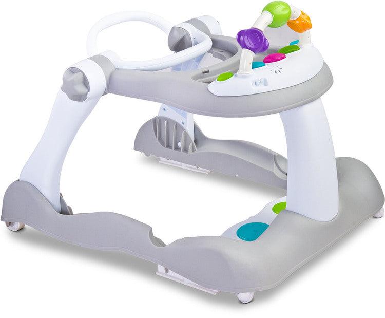 Bounce - Three types of fun in one toy give joy to the third power. Bounce will accompany your child in the next stages of learning to walk. It will not replace them, but it will support the child's independent attempts, motivating them in a pleasant way. 3w1 traditional walker, bouncer and push-walker. Clear manual and easy assembly, you will be able to fit the walker up quickly.