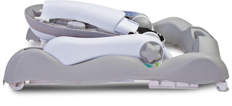 Footsie helps in developing new abilities, that open new perspectives before your baby. Running, jumping and dancing may come a bit later, but the first important skill is walking. Footsie gives your child independence and encourages to learn new moves. 2w1 traditional walker and push-walker - Educational panel contains many surprises waiting for little discoverers- Guarantee of safety the walker passed all test required by EU regulations EN 1273 and EN 71.