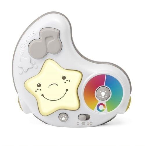 Whether your baby is lying on the belly or on the back, there is a lot to explore on the beautiful 3 in 1 baby gym that features melodies and colourful projections. On this soft padded play mat, your little one will feel comfy and safe.