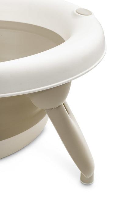 Foldable bathtub for small bathrooms and travels.It folds flat which makes it possible to save a lot of space in the apartment or a car. The bathtub has a classic shape and is decorated with cute deer horns. It can be used from the first days of baby’s life until he/she is ready for a bath in a traditional bath tub. It is made of durable and skin-friendly material. Additionally, the legs of the bathtub are equipped with anti-slip pads which prevent sliding and a blockade against self-folding.