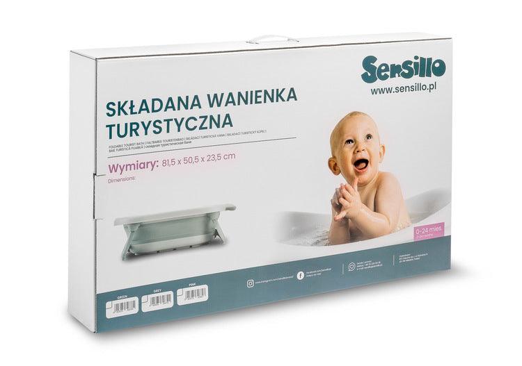 Foldable bathtub for small bathrooms and travels.It folds flat which makes it possible to save a lot of space in the apartment or a car. The bathtub has a classic shape and is decorated with cute deer horns. It can be used from the first days of baby’s life until he/she is ready for a bath in a traditional bath tub. It is made of durable and skin-friendly material. Additionally, the legs of the bathtub are equipped with anti-slip pads which prevent sliding and a blockade against self-folding.