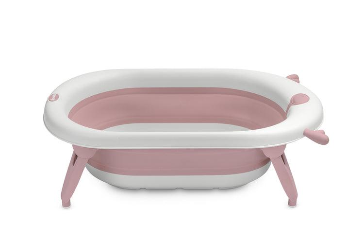 Foldable bathtub for small bathrooms and travels.It folds flat which makes it possible to save a lot of space in the apartment or a car. The bathtub has a classic shape and is decorated with cute deer horns. It can be used from the first days of baby’s life until he/she is ready for a bath in a traditional bath tub. It is made of durable and skin-friendly material. Additionally, the legs of the bathtub are equipped with anti-slip pads which prevent sliding and a blockade against self-folding.
