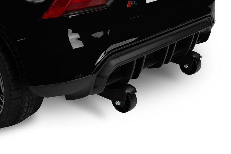 The Audi RS E-Tron GT from Toyz is a unique battery-powered vehicle for children. The design elements of the "adult" model were faithfully reproduced. The V-shaped rear beam of lights, the X-shaped headlamps and the entire body with the dynamic proportions of the GT inspired by sporty dynamics are noteworthy. As befits a real Audi sports car, it has a 4-wheel drive. Comfort and safety of play are ensured by: shock absorbers, EVA foam wheels, eco-leather seat, 3-point belts, slow start and automatic brake.