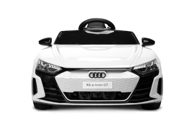 The Audi RS E-Tron GT from Toyz is a unique battery-powered vehicle for children. The design elements of the "adult" model were faithfully reproduced. The V-shaped rear beam of lights, the X-shaped headlamps and the entire body with the dynamic proportions of the GT inspired by sporty dynamics are noteworthy. As befits a real Audi sports car, it has a 4-wheel drive. Comfort and safety of play are ensured by: shock absorbers, EVA foam wheels, eco-leather seat, 3-point belts, slow start and automatic brake.