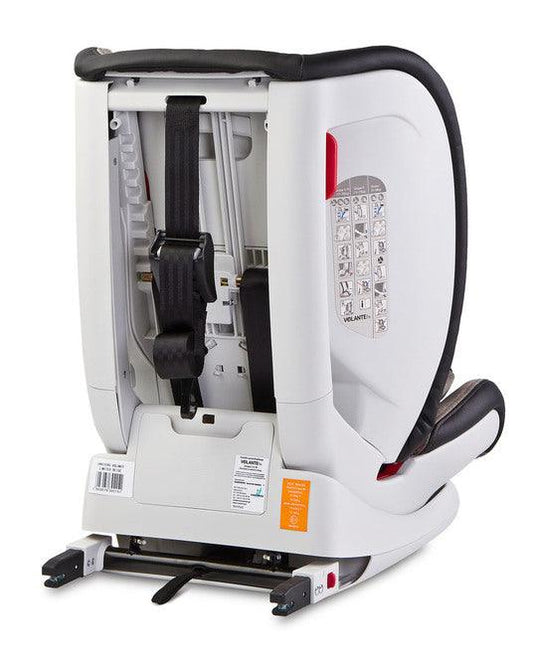 The VolanteFix seat is the embodiment of our philosophy. This universal, great looking car seat will serve the baby for years. It was made to protect the child and ensure that every travel is comfortable and enjoyable. That’s why VolanteFix conjoins high quality materials and modern solutions with perfect craftsmanship. The biggest advantages of seat are: installation with ISOFIX and TopTether or with 3-point car seat belts, adjustable headrest and backrest, usability of the 5-point harness up to 25kg.