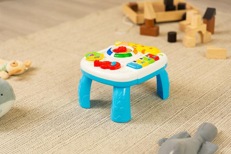 Educational Musical Table from TOYZ is a lot of great fun for every child. The toy is equipped with a loudspeaker that plays many melodies when the child touches its elements.
