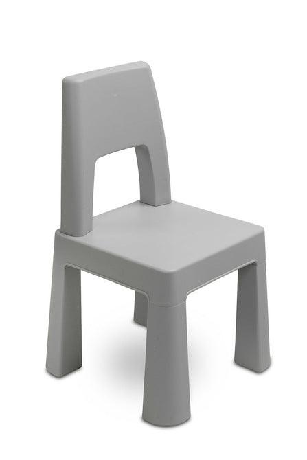 Monti is a versatile children's table with chairs. With its help, you can easily create a corner for artistic work or fun both at home and outdoors. The set is made of high-quality plastic - safe & resistant to various weather whims & wild games. The table & chairs are light, the child can carry them by himself. Thanks to the simple design, Monti can be easily assembled - just press the elements together. The table has 2 drawers that hide under the tabletop, it is also possible to lower the height by 6 cm.