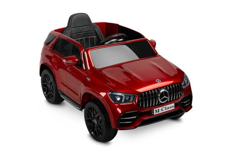 Mercedes W166 is a battery car licensed by Mercedes faithfully reflecting M-class SUVs. LED front and rear lights, eco-leather seat, rear shock absorbers and a unique color make small drivers feel like in a real premium car. Additional fun is added by the 4x4 drive with very powerful 40W engines and EVA foam wheels. Taking care of safe fun, the car is equipped with a lap seat belt, free start and automatic brake. Parents will appreciate the remote control and wheels for easy portability.