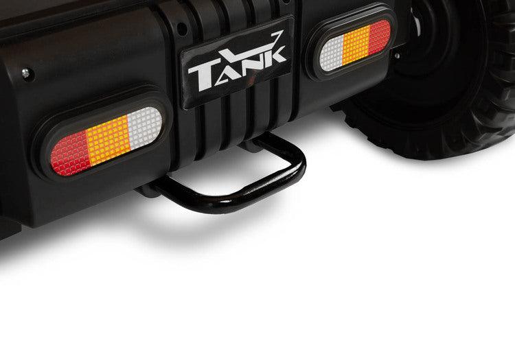 Tank is a battery-powered vehicle, which is a real dump truck. Thanks to it, every child can experience an unforgettable adventure as a tipper driver. The biggest fun is given by the large size of the vehicle itself, the sound of the powerful engine starting up and, above all, the electrically lowered large load box. The set includes a shovel with which the tipper can be loaded. Off-road wheels made of EVA foam and 4 powerful engines allow you to drive with a load on difficult terrain.