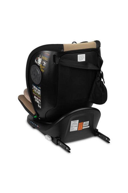 Mokki I-SIZE is a refreshed version of the Caretero car seat. Mokki is intended for children with a height of 40 cm to 150 cm, which means that it can accompany the child from the first moments of life. Mokki meets the i-Size approval standards, guaranteeing the highest standard of travel safety. The seat is equipped with a mechanism that allows the seat to be rotated 360 degrees, which makes placing the child in the seat easier. The ergonomic insert ensures comfort and convenience while traveling.