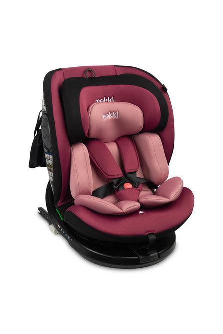 Mokki I-SIZE is a refreshed version of the Caretero car seat. Mokki is intended for children with a height of 40 cm to 150 cm, which means that it can accompany the child from the first moments of life. Mokki meets the i-Size approval standards, guaranteeing the highest standard of travel safety. The seat is equipped with a mechanism that allows the seat to be rotated 360 degrees, which makes placing the child in the seat easier. The ergonomic insert ensures comfort and convenience while traveling.