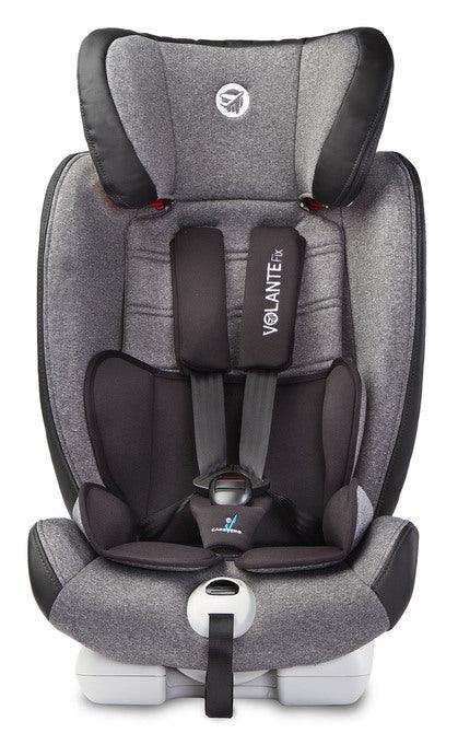 Little passengers to travel with style and high level of safety should be interested in our new, limited edition VolanteFix seat. Proven construction and used the highest quality fabrics to create a unique design. The VolanteFix Limited (9-36 kg) car seat combines high-quality materials and modern solutions, to protect the babies and take care of thier comfort. Therefore, VolanteFix Limited has, among others the function of mounting with car seat belts or ISOFIX + TopTether system.