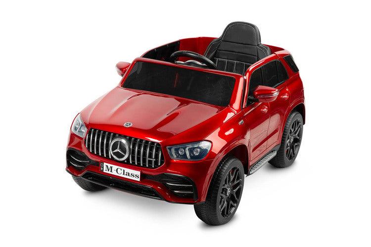 Mercedes W166 is a battery car licensed by Mercedes faithfully reflecting M-class SUVs. LED front and rear lights, eco-leather seat, rear shock absorbers and a unique color make small drivers feel like in a real premium car. Additional fun is added by the 4x4 drive with very powerful 40W engines and EVA foam wheels. Taking care of safe fun, the car is equipped with a lap seat belt, free start and automatic brake. Parents will appreciate the remote control and wheels for easy portability.