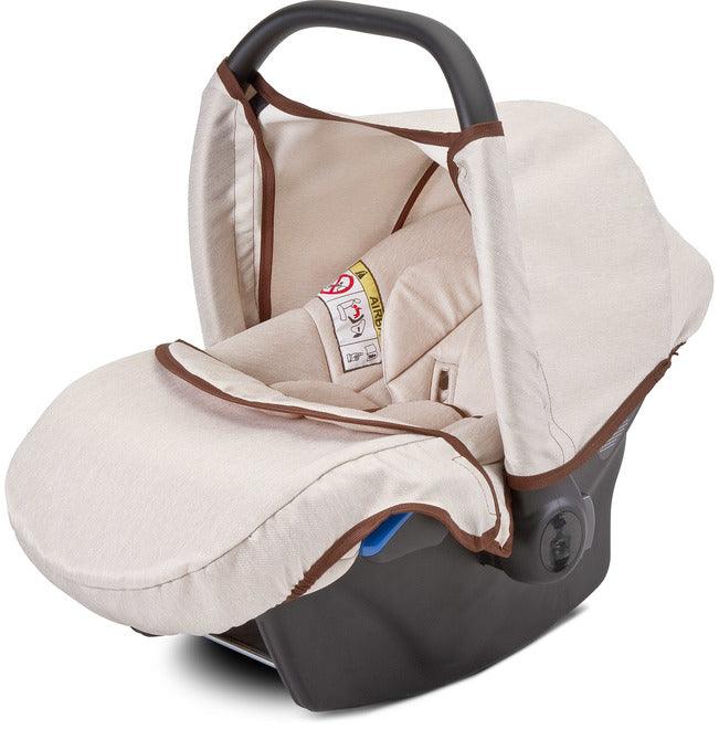 The Musca car seat is a perfect complementation of our Camini travel systems. Lightweight and can be easily installed in the car or on the stroller frame. Whenever you need to make a trip with your child, a car seat/stroller frame combo is the best option for you and your child. The Musca car seat can be used through your baby’s first year of life (until exceeding 10 kg of weight). You will always transport your child rearward-facing which is the safest option. Complies with the European norm ECE R44/04.