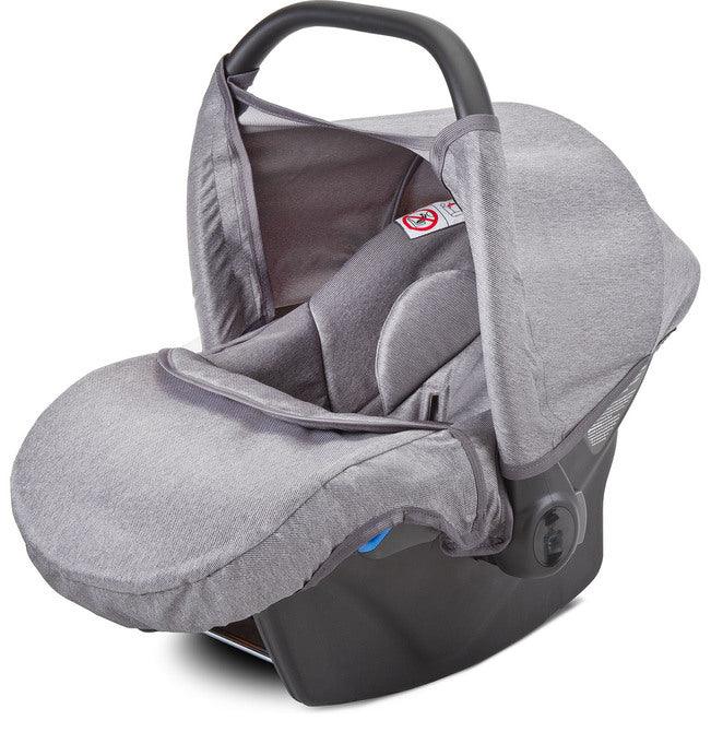 The Musca car seat is a perfect complementation of our Camini travel systems. Lightweight and can be easily installed in the car or on the stroller frame. Whenever you need to make a trip with your child, a car seat/stroller frame combo is the best option for you and your child. The Musca car seat can be used through your baby’s first year of life (until exceeding 10 kg of weight). You will always transport your child rearward-facing which is the safest option. Complies with the European norm ECE R44/04.