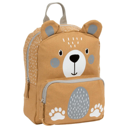 Stay organized & prepared for your child's daily adventures with our kindergarten backpack. With enough space for shoes, sweatshirt, favorite toy & small snacks. Perfect for kindergarten & trips. A cotton backpack with an animal motif is a light backpack for a preschooler or a child starting their adventure with kindergarten. It will accommodate a change of shoes, a sweatshirt, your favorite toy and small snacks and will be the perfect companion during your daily walk to kindergarten and on trips.