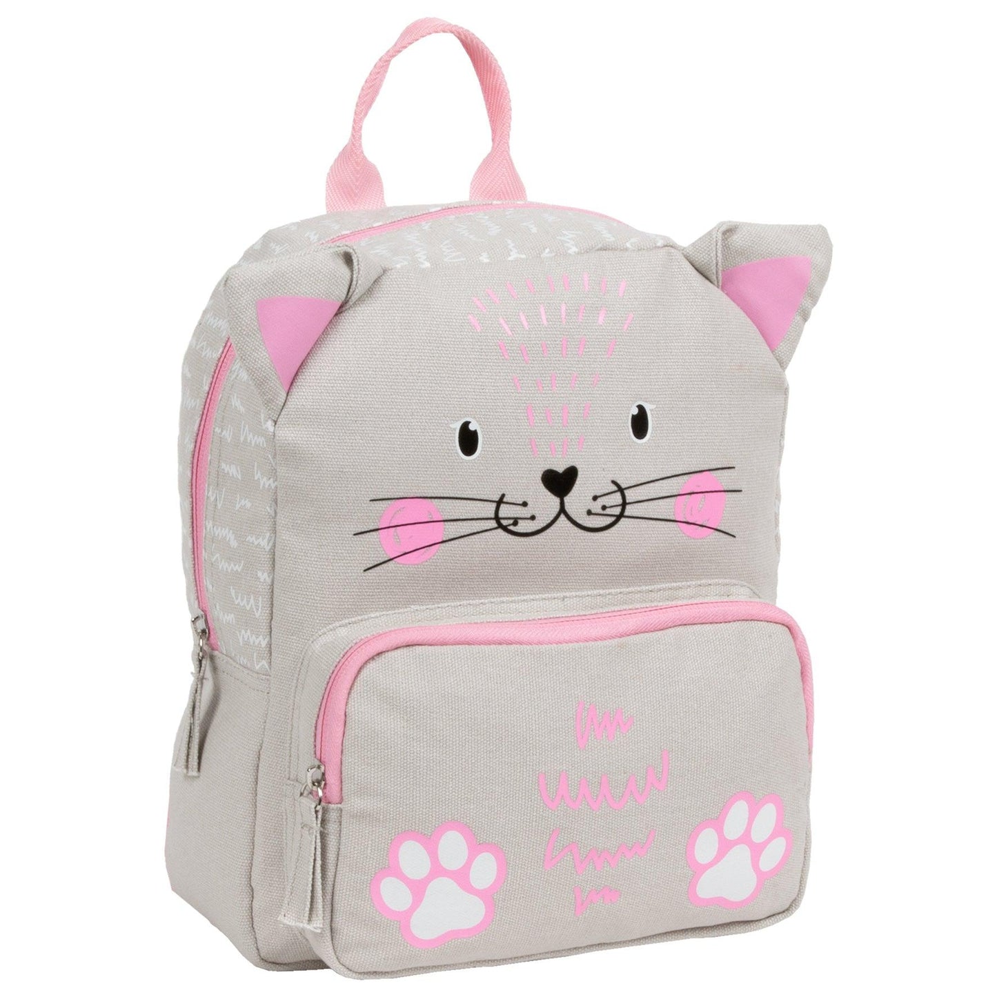 Stay organized & prepared for your child's daily adventures with our kindergarten backpack. With enough space for shoes, sweatshirt, favorite toy & small snacks. Perfect for kindergarten & trips. A cotton backpack with an animal motif is a light backpack for a preschooler or a child starting their adventure with kindergarten. It will accommodate a change of shoes, a sweatshirt, your favorite toy and small snacks and will be the perfect companion during your daily walk to kindergarten and on trips.