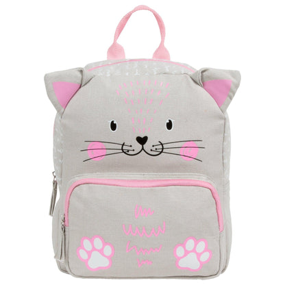 Stay organized & prepared for your child's daily adventures with our kindergarten backpack. With enough space for shoes, sweatshirt, favorite toy & small snacks. Perfect for kindergarten & trips. A cotton backpack with an animal motif is a light backpack for a preschooler or a child starting their adventure with kindergarten. It will accommodate a change of shoes, a sweatshirt, your favorite toy and small snacks and will be the perfect companion during your daily walk to kindergarten and on trips.