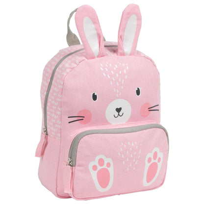 Stay organized & prepared for your child's daily adventures with our kindergarten backpack. With enough space for shoes, sweatshirt, favorite toy & small snacks. Perfect for kindergarten & trips. A cotton backpack with an animal motif is a light backpack for a preschooler or a child starting their adventure with kindergarten. It will accommodate a change of shoes, a sweatshirt, your favorite toy and small snacks and will be the perfect companion during your daily walk to kindergarten and on trips.