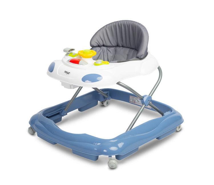 Cario baby walker for bebies & infant kids will awaken little one's love for motoring. children age 6 months to 12 kg. The walker looks like a car. The baby will feel comfortable in it thanks to the soft backrest in the seat. Adjusting the height to the child's height is possible thanks to the special design. Using one button, you can easily adjust the height of the tabletop. A colorful multimedia panel will capture the child's attention and support the baby's proper development.