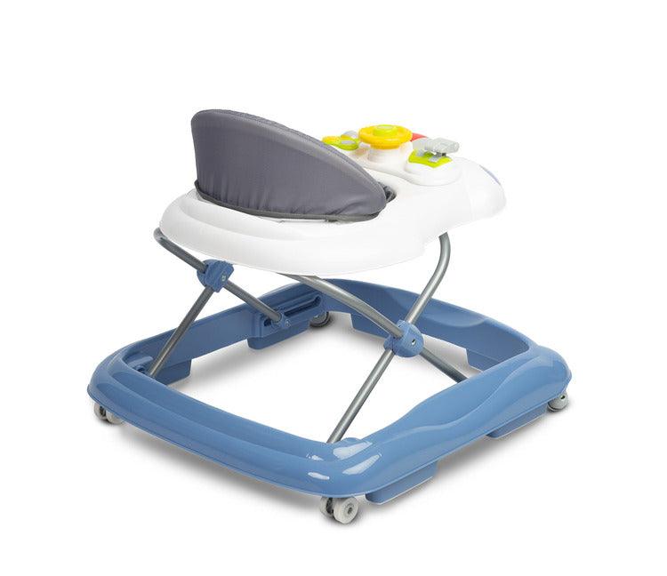 Cario baby walker for bebies & infant kids will awaken little one's love for motoring. children age 6 months to 12 kg. The walker looks like a car. The baby will feel comfortable in it thanks to the soft backrest in the seat. Adjusting the height to the child's height is possible thanks to the special design. Using one button, you can easily adjust the height of the tabletop. A colorful multimedia panel will capture the child's attention and support the baby's proper development.