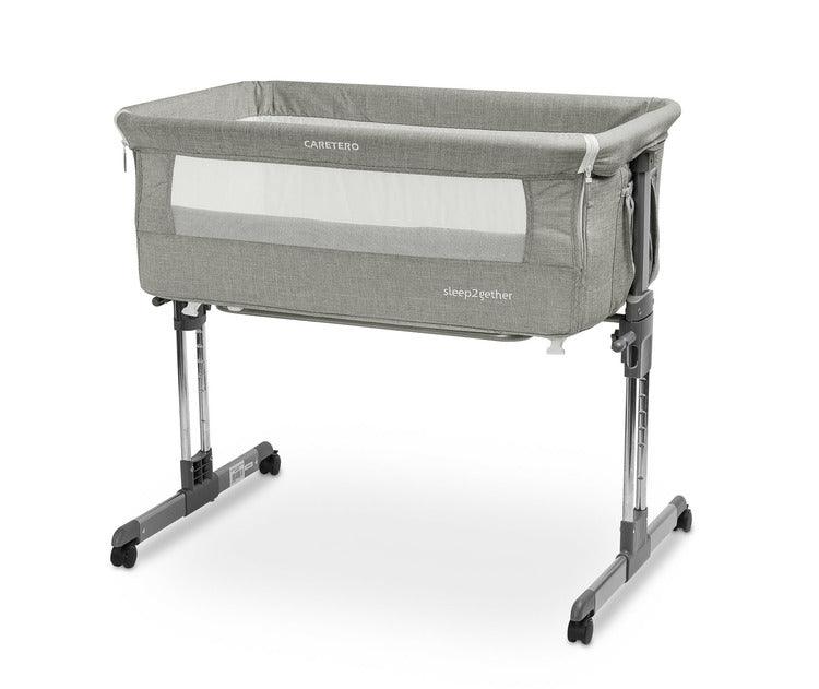 Sleep2gether bedside crib is answer to the growing needs & expectations of parents. Sleep2gether can be used as a standalone crib but it flourishes after removing the front wall. Sleep2gether can be used at the side of an adult bed. Light weight & integrated wheels increase the mobility while the height adjustment mechanism allows for a quick and easy setup. The crib can also be set at an angle to help in putting the baby to sleep and to prevent spitting.