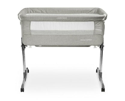 Sleep2gether bedside crib is answer to the growing needs & expectations of parents. Sleep2gether can be used as a standalone crib but it flourishes after removing the front wall. Sleep2gether can be used at the side of an adult bed. Light weight & integrated wheels increase the mobility while the height adjustment mechanism allows for a quick and easy setup. The crib can also be set at an angle to help in putting the baby to sleep and to prevent spitting.