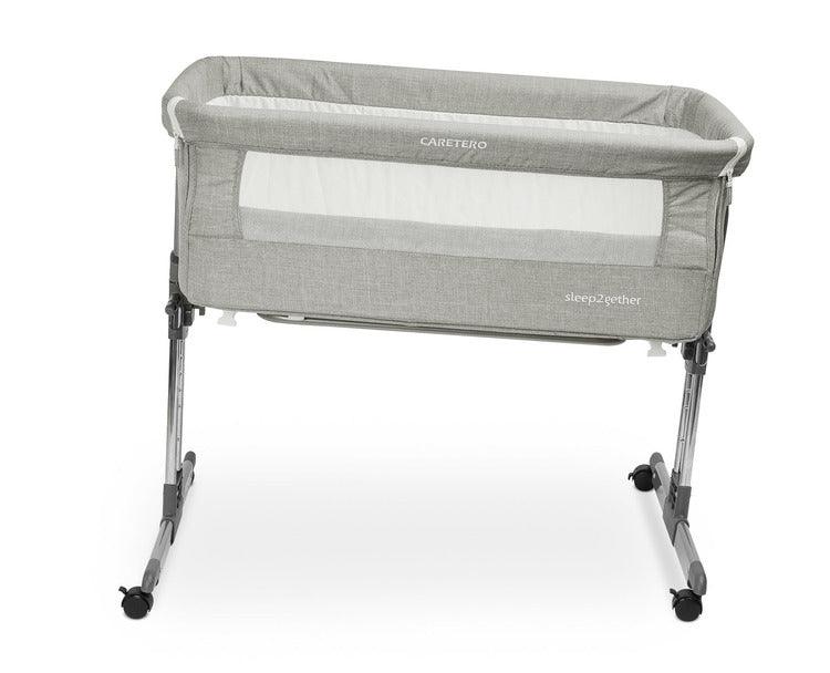 Sleep2gether bedside crib is answer to the growing needs & expectations of parents. Sleep2gether can be used as a standalone crib but it flourishes after removing the front wall. Sleep2gether can be used at the side of an adult bed. Light weight & integrated wheels increase the mobility while the height adjustment mechanism allows for a quick and easy setup. The crib can also be set at an angle to help in putting the baby to sleep and to prevent spitting.