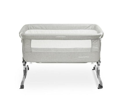 Sleep2gether bedside crib is answer to the growing needs & expectations of parents. Sleep2gether can be used as a standalone crib but it flourishes after removing the front wall. Sleep2gether can be used at the side of an adult bed. Light weight & integrated wheels increase the mobility while the height adjustment mechanism allows for a quick and easy setup. The crib can also be set at an angle to help in putting the baby to sleep and to prevent spitting.