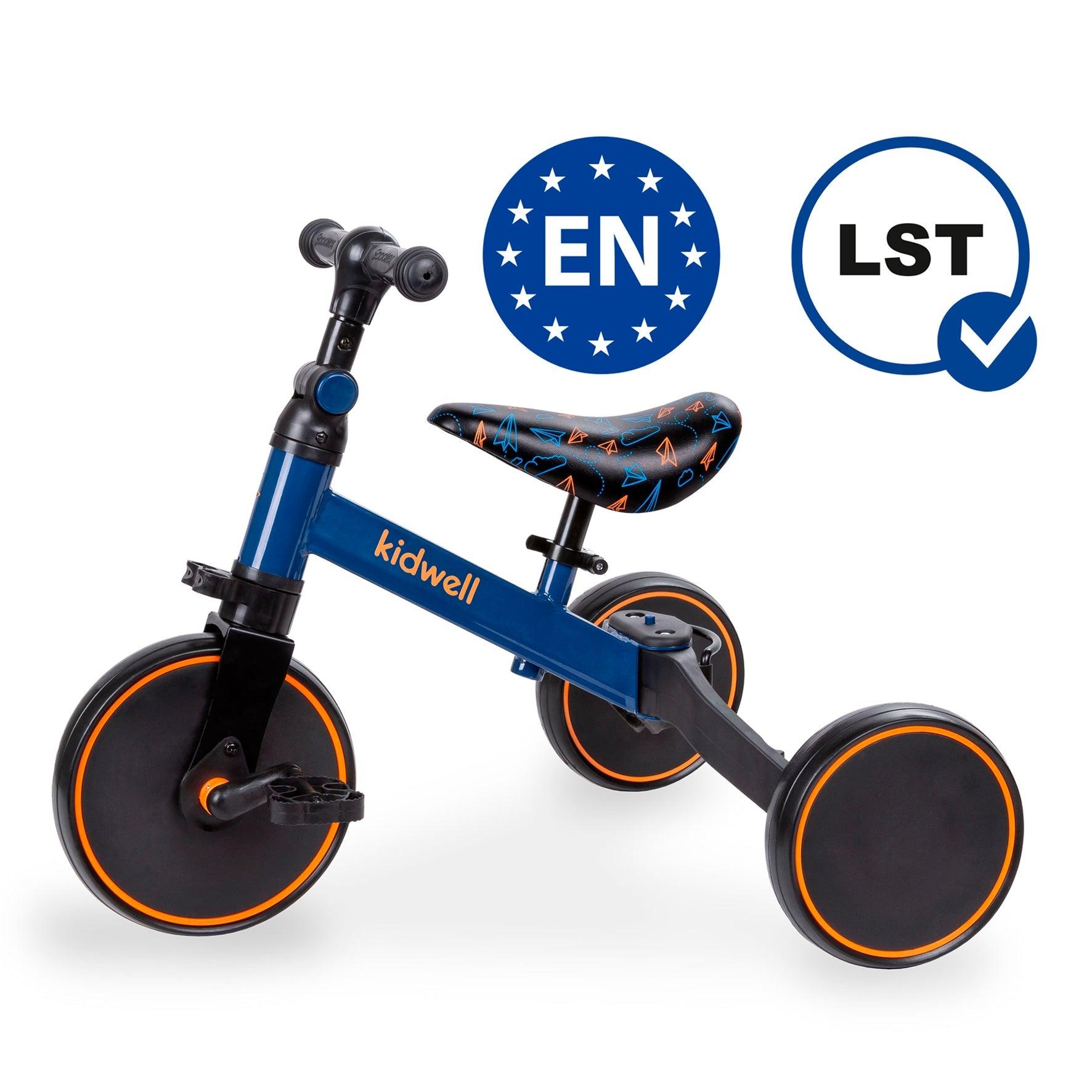 The PICO 3in1 bike is a perfect way for kids to learn how to ride a bike independently. With its ride-on, balance bike, and tricycle features, your child can easily acquire new skills. For more stability, unfold the rear wheels and your child can confidently start their ride by pushing with their legs, improving motor coordination. To learn how to balance on two wheels, simply fold the rear wheels into one wide wheel. And for a tricycle, unfold the rear wheels and attach the pedals.