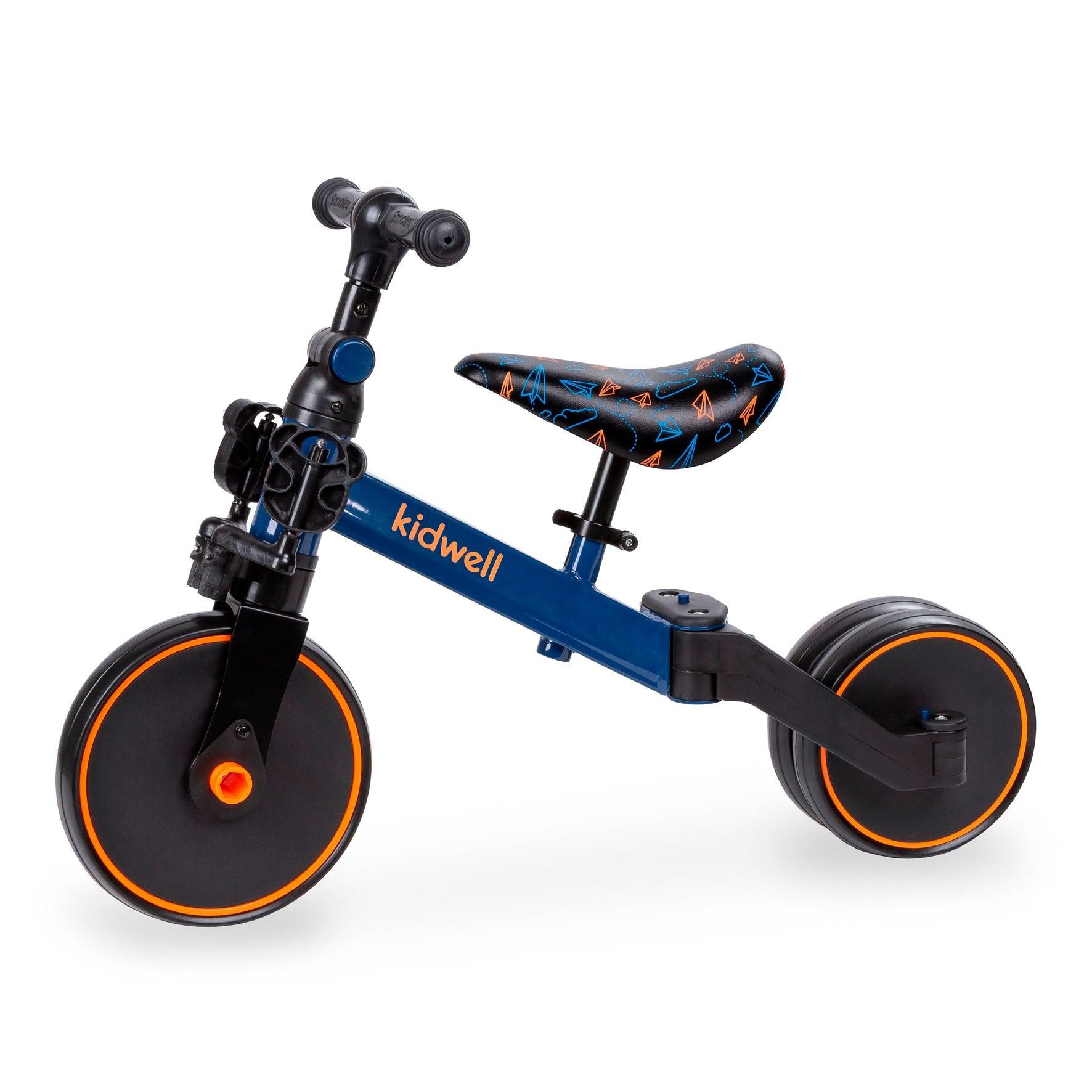 The PICO 3in1 bike is a perfect way for kids to learn how to ride a bike independently. With its ride-on, balance bike, and tricycle features, your child can easily acquire new skills. For more stability, unfold the rear wheels and your child can confidently start their ride by pushing with their legs, improving motor coordination. To learn how to balance on two wheels, simply fold the rear wheels into one wide wheel. And for a tricycle, unfold the rear wheels and attach the pedals.