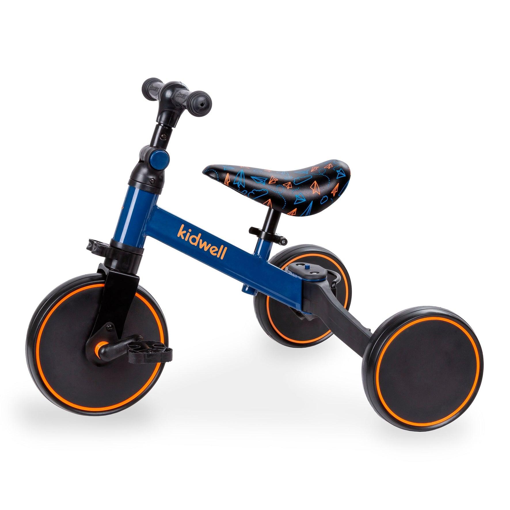 The PICO 3in1 bike is a perfect way for kids to learn how to ride a bike independently. With its ride-on, balance bike, and tricycle features, your child can easily acquire new skills. For more stability, unfold the rear wheels and your child can confidently start their ride by pushing with their legs, improving motor coordination. To learn how to balance on two wheels, simply fold the rear wheels into one wide wheel. And for a tricycle, unfold the rear wheels and attach the pedals.