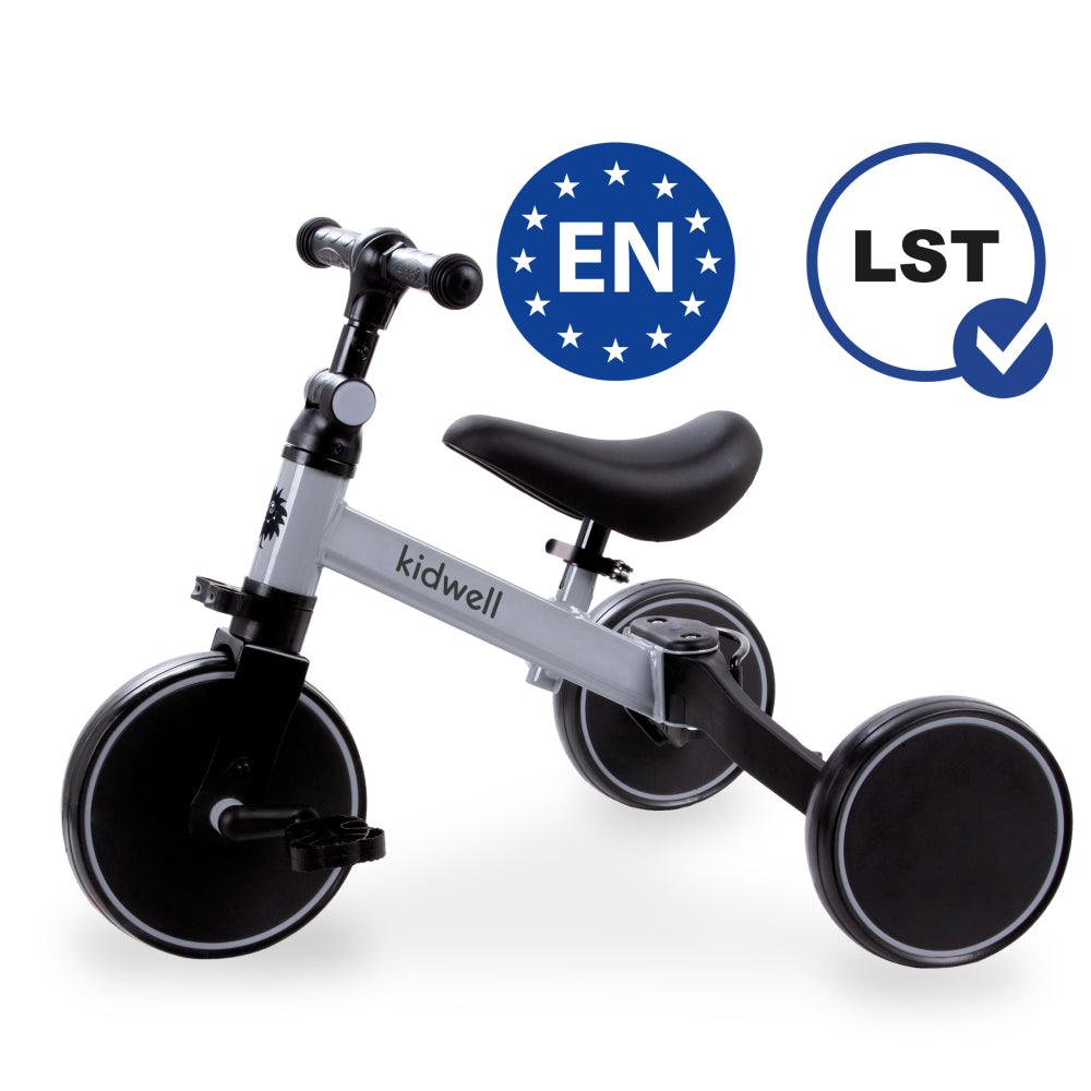 The PICO 3in1 bike is a perfect way for kids to learn how to ride a bike independently. With its ride-on, balance bike, and tricycle features, your child can easily acquire new skills. For more stability, unfold the rear wheels and your child can confidently start their ride by pushing with their legs, improving motor coordination. To learn how to balance on two wheels, simply fold the rear wheels into one wide wheel. And for a tricycle, unfold the rear wheels and attach the pedals.