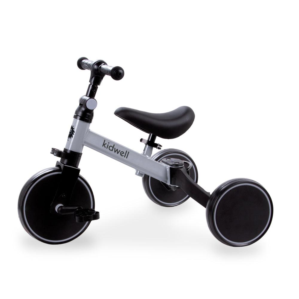 The PICO 3in1 bike is a perfect way for kids to learn how to ride a bike independently. With its ride-on, balance bike, and tricycle features, your child can easily acquire new skills. For more stability, unfold the rear wheels and your child can confidently start their ride by pushing with their legs, improving motor coordination. To learn how to balance on two wheels, simply fold the rear wheels into one wide wheel. And for a tricycle, unfold the rear wheels and attach the pedals.