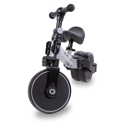 The PICO 3in1 bike is a perfect way for kids to learn how to ride a bike independently. With its ride-on, balance bike, and tricycle features, your child can easily acquire new skills. For more stability, unfold the rear wheels and your child can confidently start their ride by pushing with their legs, improving motor coordination. To learn how to balance on two wheels, simply fold the rear wheels into one wide wheel. And for a tricycle, unfold the rear wheels and attach the pedals.