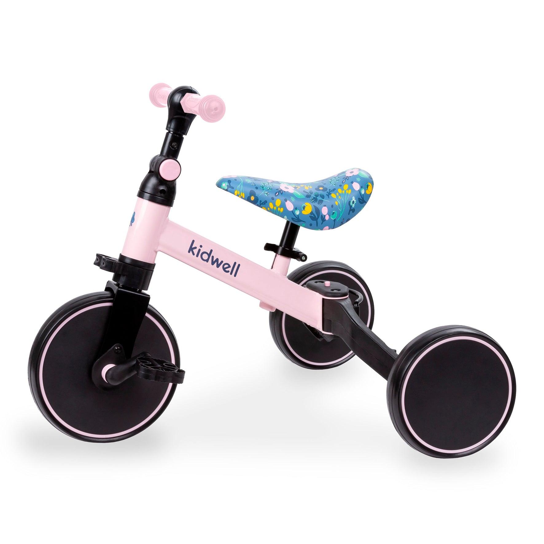 The PICO 3in1 bike is a perfect way for kids to learn how to ride a bike independently. With its ride-on, balance bike, and tricycle features, your child can easily acquire new skills. For more stability, unfold the rear wheels and your child can confidently start their ride by pushing with their legs, improving motor coordination. To learn how to balance on two wheels, simply fold the rear wheels into one wide wheel. And for a tricycle, unfold the rear wheels and attach the pedals.