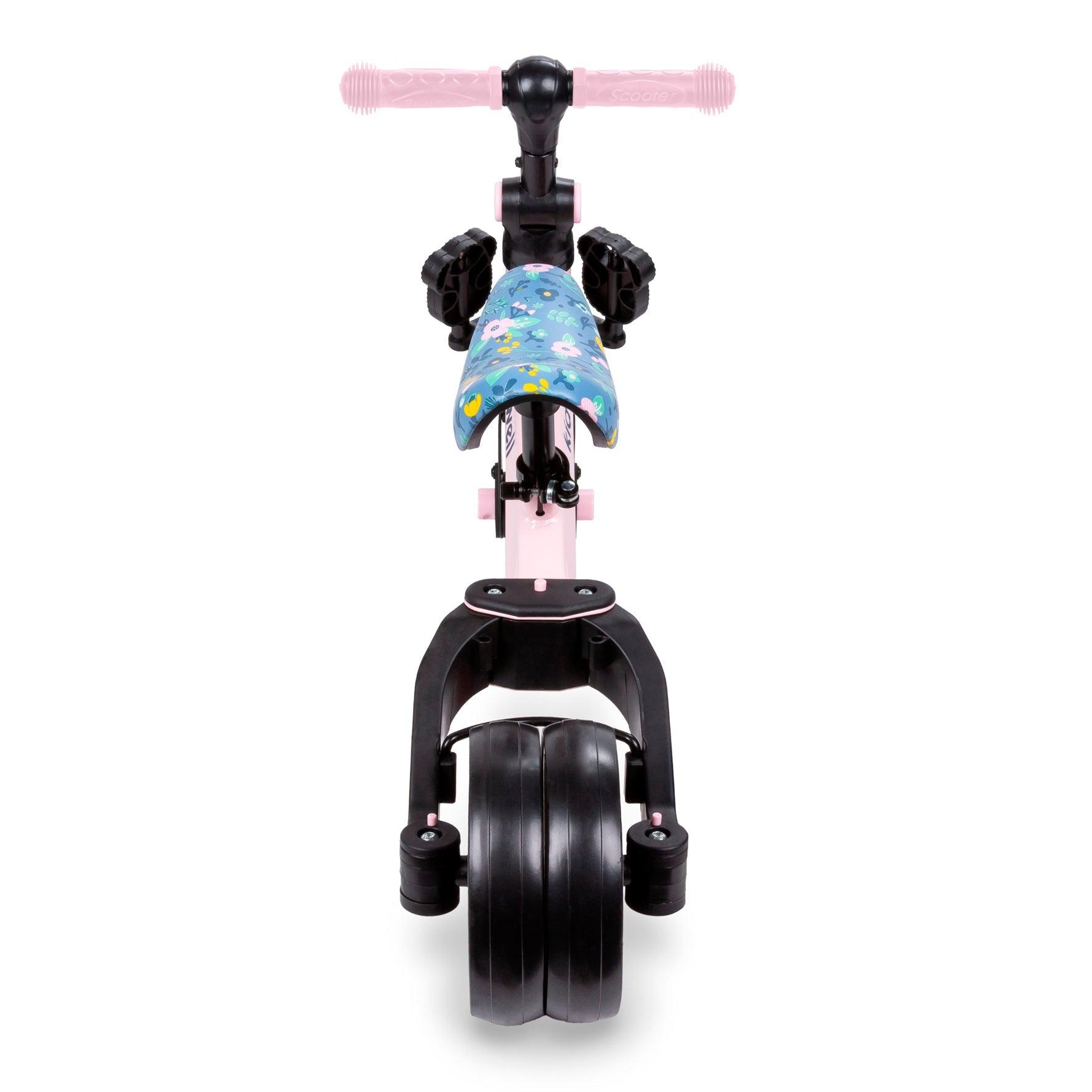 The PICO 3in1 bike is a perfect way for kids to learn how to ride a bike independently. With its ride-on, balance bike, and tricycle features, your child can easily acquire new skills. For more stability, unfold the rear wheels and your child can confidently start their ride by pushing with their legs, improving motor coordination. To learn how to balance on two wheels, simply fold the rear wheels into one wide wheel. And for a tricycle, unfold the rear wheels and attach the pedals.