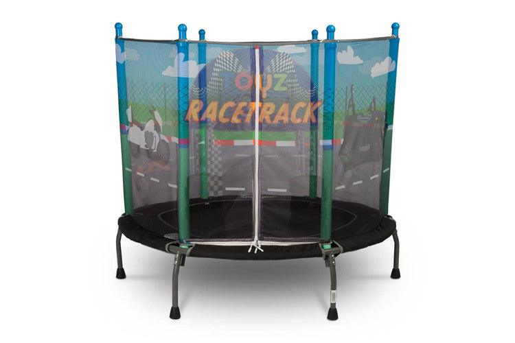 Children's trampoline is a great solution for active children. A solidly made trampoline will provide kids with hours of safe and exciting fun, both at home and outdoor. The structure was designed with the safety of the youngest in mind, equipped with a protective net and stable legs with non-slip pads. Multicolored thematic patterns on the net will take your child to a world full of adventures.