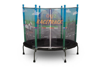 Children's trampoline is a great solution for active children. A solidly made trampoline will provide kids with hours of safe and exciting fun, both at home and outdoor. The structure was designed with the safety of the youngest in mind, equipped with a protective net and stable legs with non-slip pads. Multicolored thematic patterns on the net will take your child to a world full of adventures.