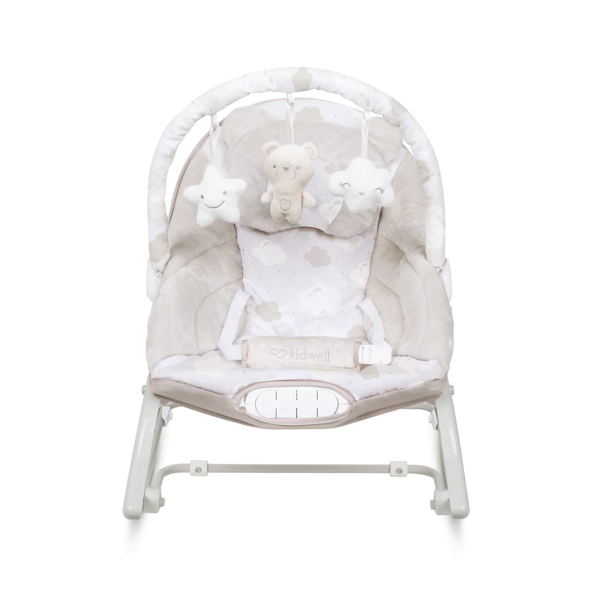 PINO rocker for newborn baby and infant. Pleasant and handy - these are the features of pino rocking chair. It will relax, provide entertainment and lull your child to sleep. Comfortable, modern and, above all, multifunctional. The product is intended for children from the first days of life. The stable frame structure allows for safe use of the rocker? until the child weighs 9 kg.