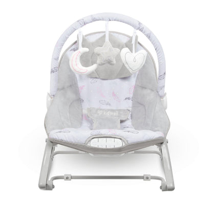 PINO rocker for newborn baby and infant. Pleasant and handy - these are the features of pino rocking chair. It will relax, provide entertainment and lull your child to sleep. Comfortable, modern and, above all, multifunctional. The product is intended for children from the first days of life. The stable frame structure allows for safe use of the rocker? until the child weighs 9 kg.